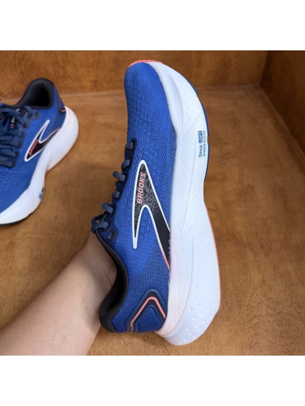 Brooks Glycerin 21 Shoes Women Sz 9 B Blue DNA Loft Cushion Sneakers 1204081B496 - Picture 14 of 15